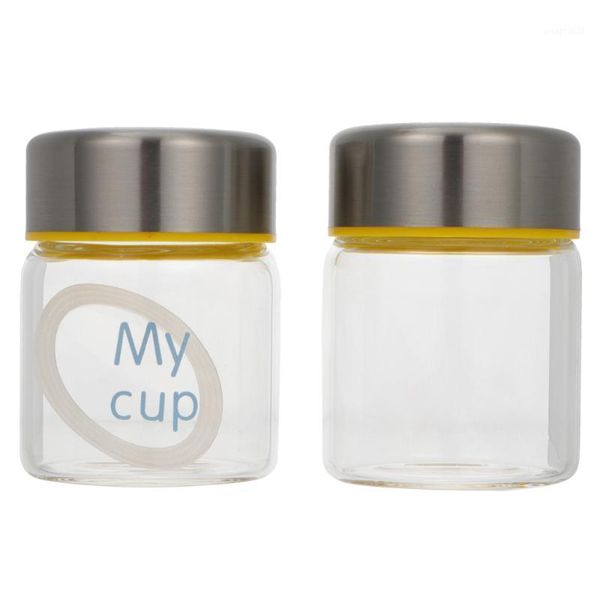 

storage bottles & jars 2pcs honey containing pickles with lid (random pattern)