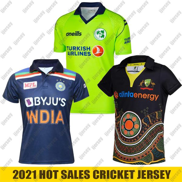 

2021 india ireland soccer jersey tees australia indigenous blackcaps zealand cricket jerseys shirt t20 away, Black