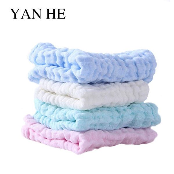 

towels & robes towel baby face handkerchief bath cotton burp cloth soft absorbent 6-layer gauze square
