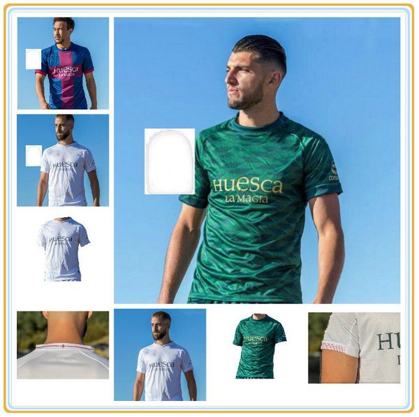 

2022 huesca 2021 soccer jersey 20 21 camacho avila nagore sastre grant luso shirt amador gallar moreno david moi gomez football uniform, Black