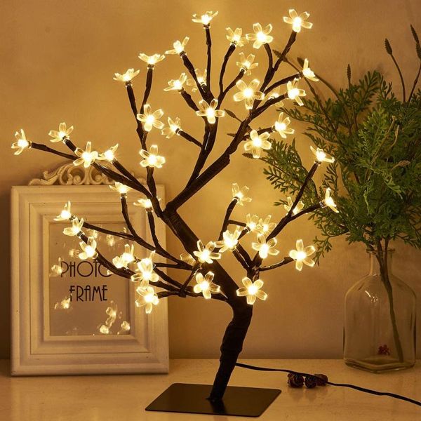 

night lights led light mini christmas tree copper wire garland lamp for home kids bedroom decor fairy luminary holiday lighting