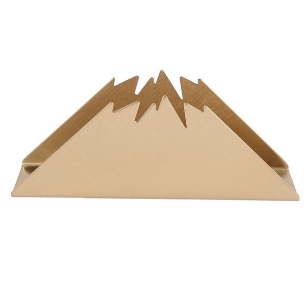 

tissue boxes & napkins gold napkin holder modern stainless steel cocktail upright dispenser for tables kitchen holiday