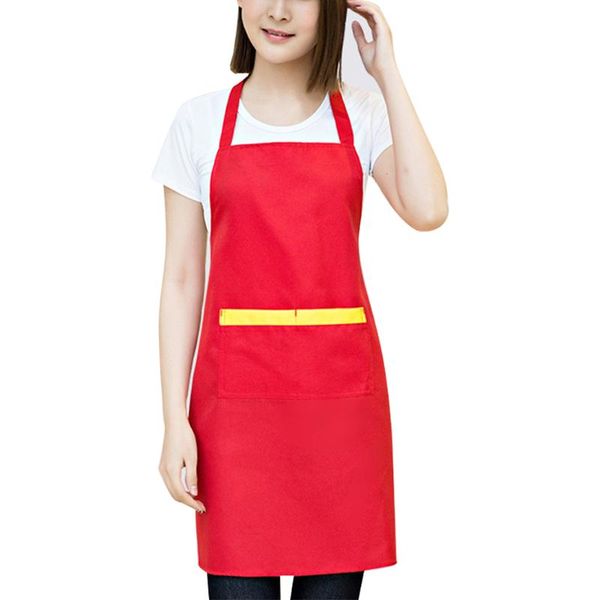

2pcs men women painting adjustable strap restaurant home kitchen apron cooking bib with 2 pockets bbq water resistant oilproof aprons