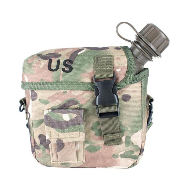 

water bottle arrivel large capacity 2l kettle sport outdoor travel portable folding my military camouflage bag