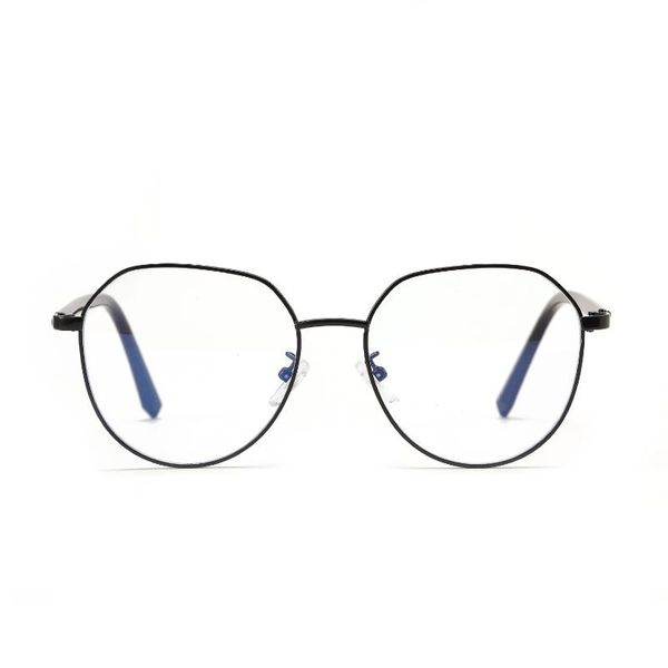

fashion sunglasses frames metal vintage round nickel optical frame, Black