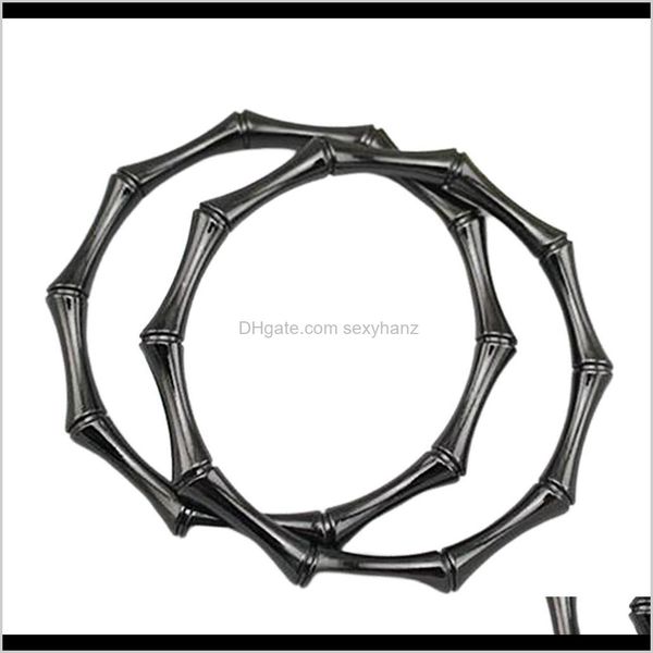 

sewing notions tools apparel drop delivery 2021 2 pieces metal purse handles handbags shoulder bag strap replacement for purses making suppl, Black