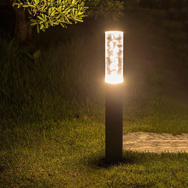 

lawn lamps 30/50cm outdoor garden porch post lamp waterproof acrylic bubble landscape bollard light villa el pathway pillar