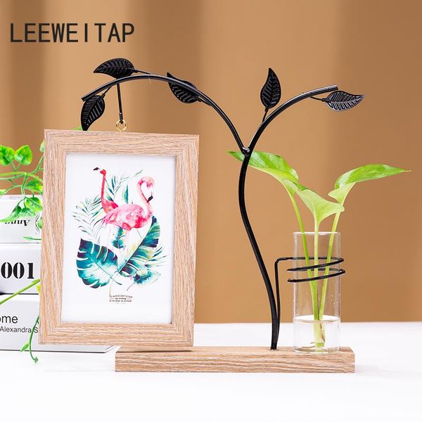 

frames and mouldings personality ornaments po frames, daily home decorations, office ornaments, brown leaf hydroponic frame