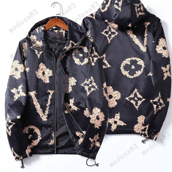 

2021quality mens designers jackets hip hop street fashion luxury hooded sweatshirts male sweat colour coats man womens hoodie clothes size m, Black;brown