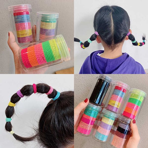 

korean children's elastic band hairband does not hurt hair headband, Slivery;white