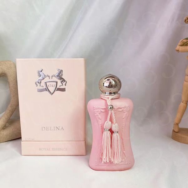 Hot Sales Woman Perfumes Spray Sexy Fragrância 75ml delina eau de parfum edp la rosee perfume parfums de-marl-y charmoso essência real de essência rápida 60