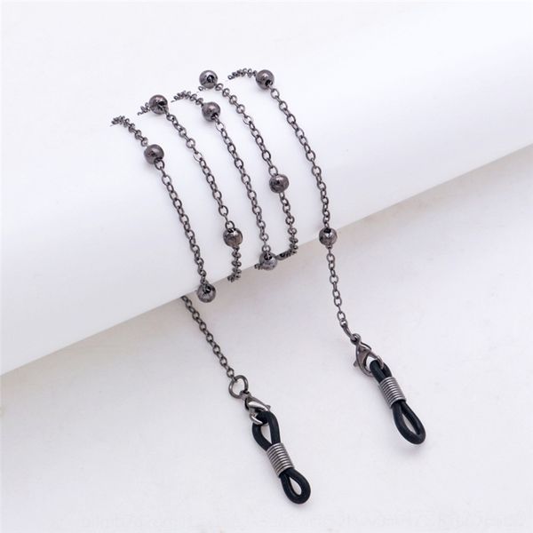 

wk7y jewelry fashion simple metal bead eye s chain hanging neck anti drop glasses rope glasses mask chain