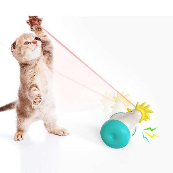 

cat toys toy infrared electric sounding led red light rocking car interactive for indoor cats durable exercise