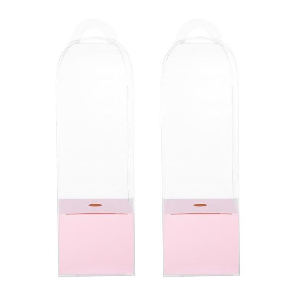

gift wrap 2pcs flower packing boxes wrapping supplies party container
