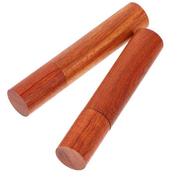 

fragrance lamps 2pcs wooden incense tube natural storage holder home decor brown