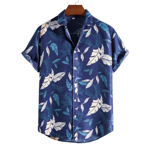 

men's casual shirts mens summer fashion beach hawaiian shirt brand slim fit short sleeve floral holiday party clothing camisa hawaiana, White;black
