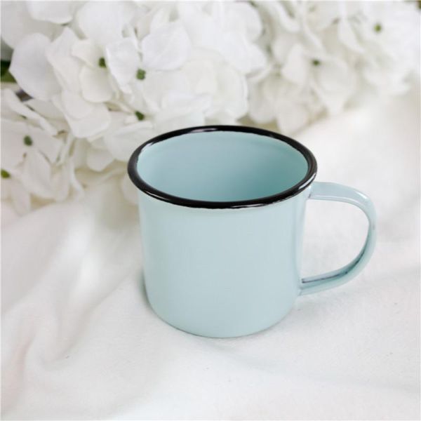 

mugs enamel lake blue kid's cup coffee milk juice