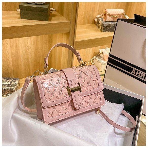 

designer bags women's summer new korean pu women's fashion embossed small square trend single shoulder diagonal cross bag