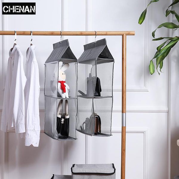 

clothing & wardrobe storage 2pcs closet bags organizadores case durable handbags finishing hanging organizer door hang