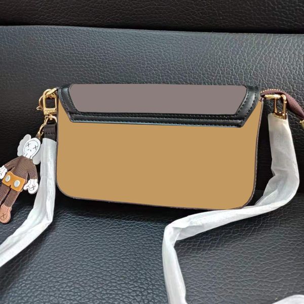 

msgher printed letter flap shoulder bag autumn 2021 all-match leather belt messenger bags french ladies handbag luxury designer wallet