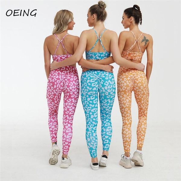 

yoga outfit entgoing women's set print workout clothes for women gym clothing 2 piece