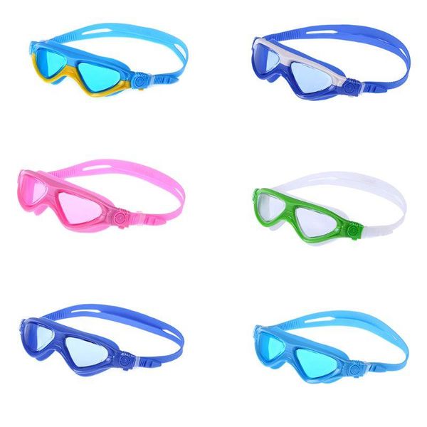 

goggles kids baby swimming waterproof anti-fog uv resistant swim glasses elastic adjustable belt eyewear soft silicone pad