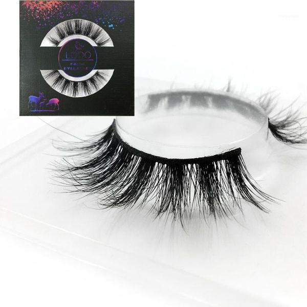 

christmas gift 1pairs mink eyelashes 3d 100% cruel handmade natural reusable false eyelash makeup eye1