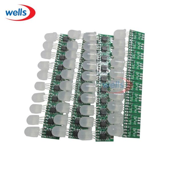 

50pcs full-color led module light word punched 5v ws2811 display advertising screen pixel lights modules
