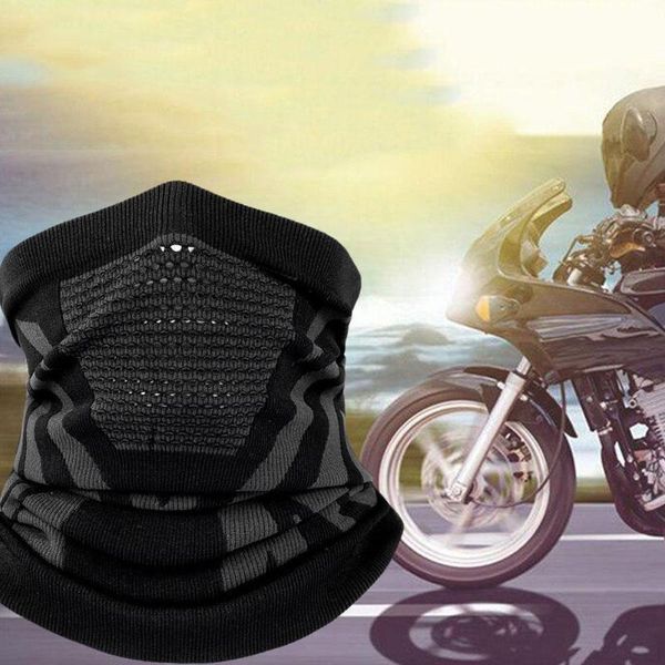 

cycling caps & masks mask head scarf autumn and winter outdoor sports mountaineering skiing windproof thickened warm ear protection collar, Black