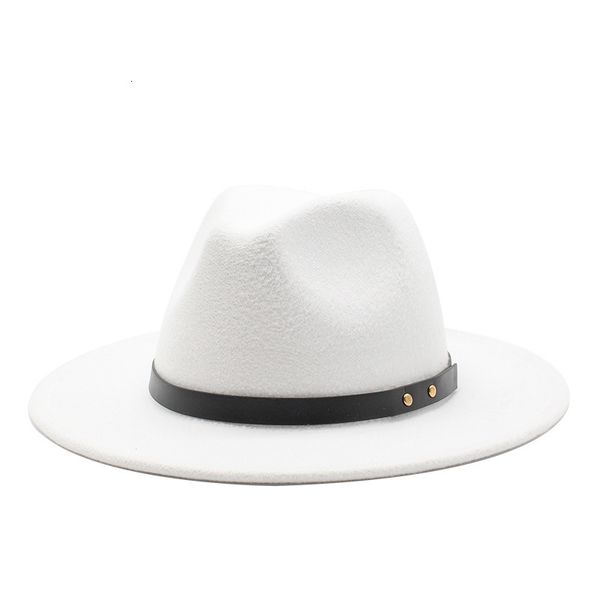 

berets white black wool fedora hat felt cap wide brim ladies trilby chapeu feminino women men jazz church godfather sombrero caps, Blue;gray