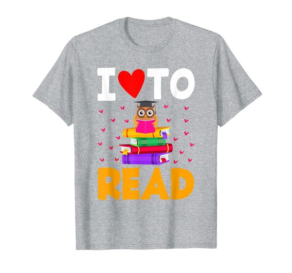 

I Love To Read Owl Reading Book Librarian readers T-Shirt, Mainly pictures