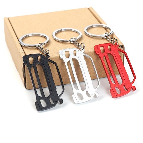 

keychains for ford mustang shelby ecoboost gt aluminum alloy personality creative keychain simple styling key chain accessory pendant, Silver