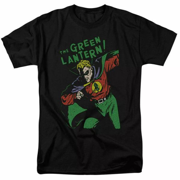 

green lantern first t shirt licensed comic book tee black, White;black