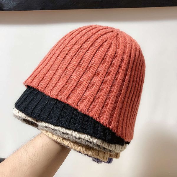 

net red black girl same style keng tiao show face small knitting fisherman's hat bucket hat children's autumn korean fashion versa, Blue;gray