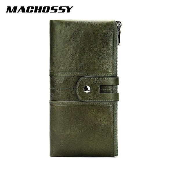 

genuine leather women long wallet departments female wallets clutch lady purse zipper phone pocket card holder ladies carteras, Red;black