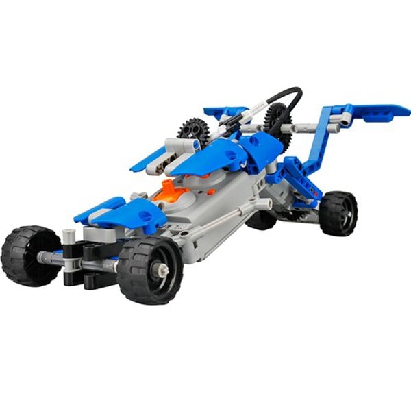 2017a - 26 DIY 2 em 1 blocos de construção carro controle remoto presente de brinquedo inteligente - bebê azul