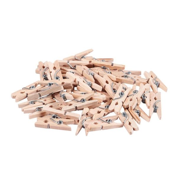

clothing & wardrobe storage mini wooden clothes po paper peg clothespin craft clips 25mm 40pcs