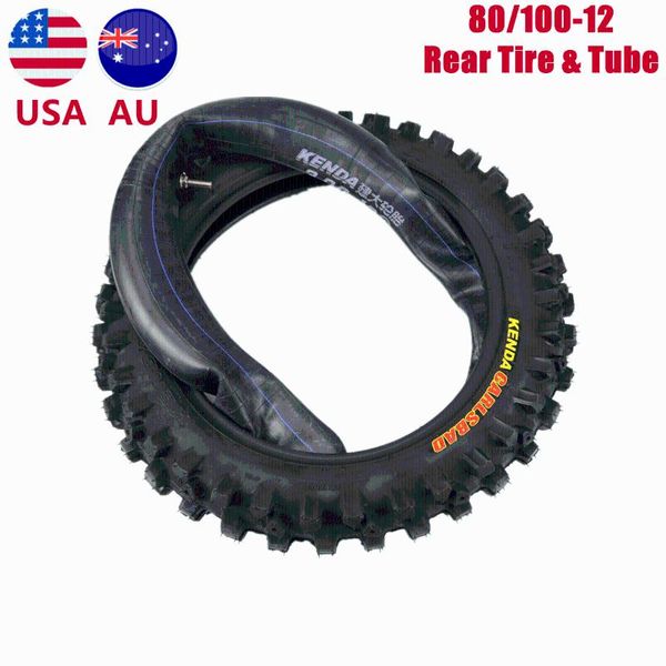 

motorcycle wheels & tires genuine tdpro 80/100-12 wheel pit dirt bike 12 inch tyre for kenda carlsbad intermediate-hard rear tire tube