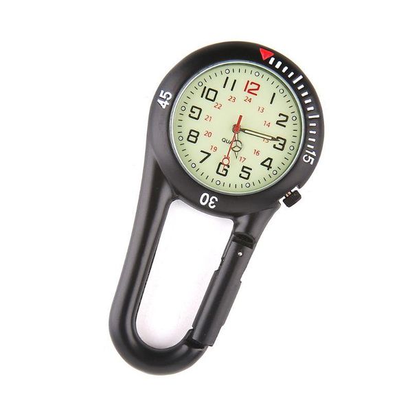 

outdoor carabiner fluorescent watches backpack buckle rock climbing hook luminous watch-face r58b cords, slings and webbing