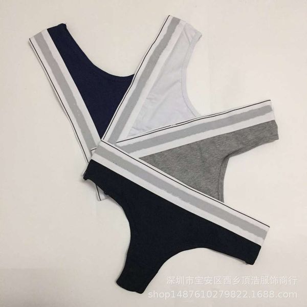 

women's underwear white t-string pure cotton sexy, Black;white