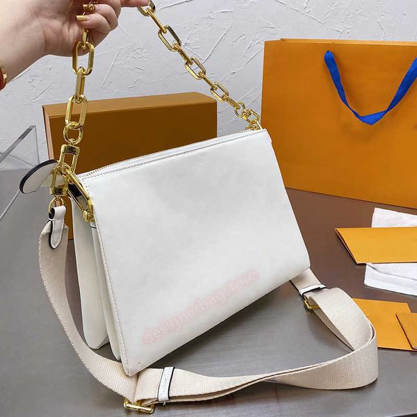 

shoulder bag totes tote designer cross body bags high-quality crossbody genuine leather gold chain fashion brand 2 different colors with the