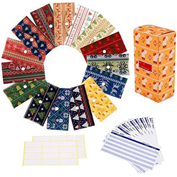 

gift wrap 15 pack cash envelope system for budget reusable plastic with sticker box to save money