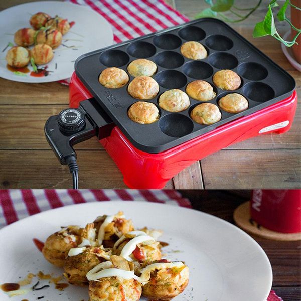 

bread makers 220v eu 800w chibi maruko baking machine household electric takoyaki maker ocs balls grill pan professional cooking tools
