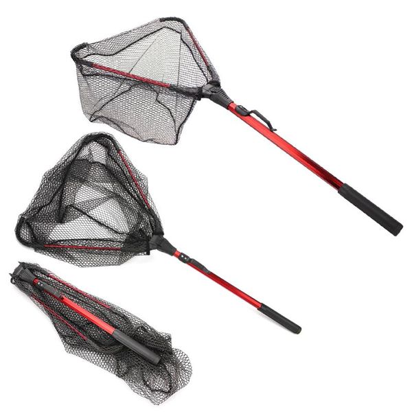 

collapsible fish landing net fishing for catching or releasing accessories