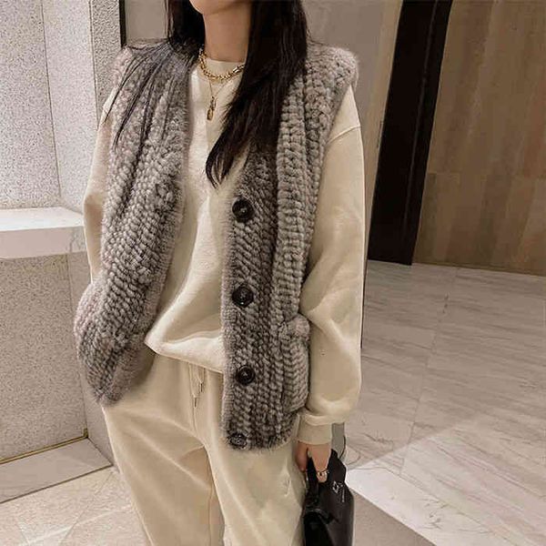 

women's vests women fashion sleeveless color matching faux fur patchwork vest jacket ladies casual waistcoat chic outwear 3z41, Black;white