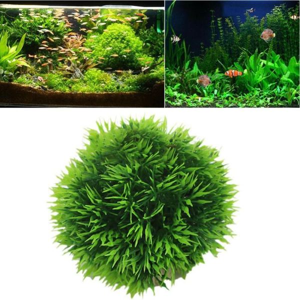 

decorations simulated water grass ball for fish bowl decoration aquarium landscape