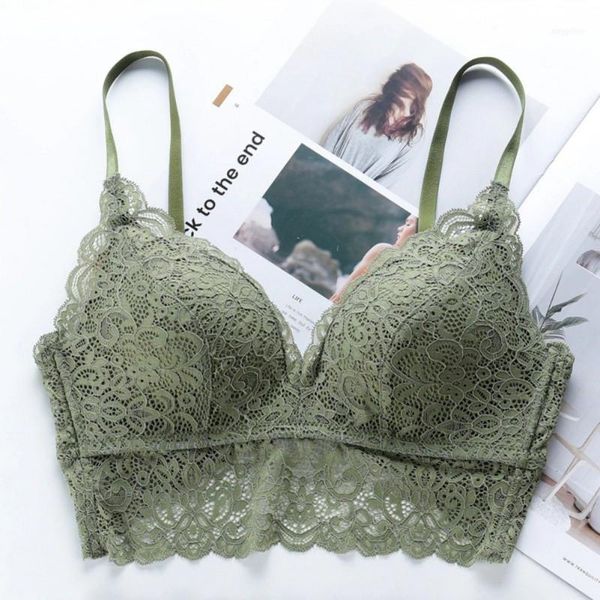 

bras women wire lace seamless lingerie underwear padded bralette bras1, Red;black