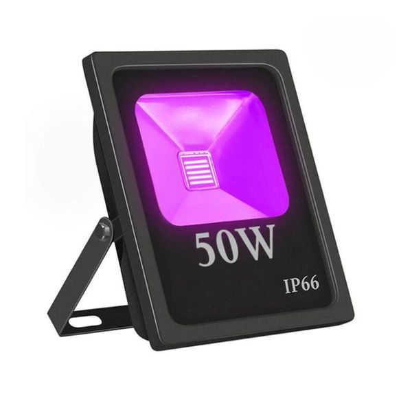 

floodlight 10w 20w 30w 50w high power ultraviolet fluorescent flood lights waterproof stage lamp for bar halloween party floodlights