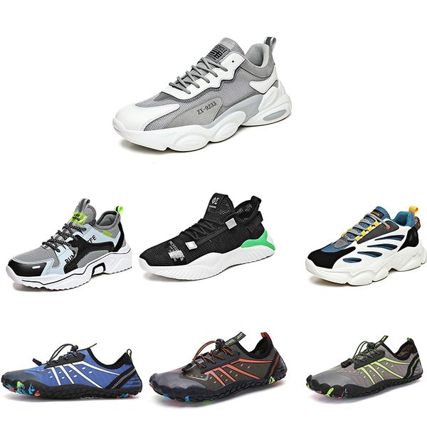 

2021 men's shoe sports men lightweight breathable casual white black light blue shoes trendy youth running sneakers forty three
