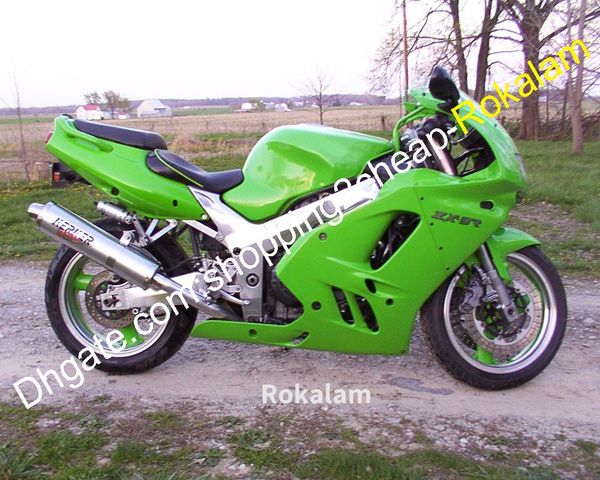 Kit moto sportiva per Kawasaki Cowlings NINJA ZX9R ZX-9R ZX 9R 9 R 1994 1995 1996 1997 Kit carenatura verde popolare